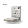 Lit blanc escamotable vertical 140x200 cm Bed Concept