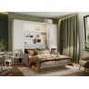 Appui-tête gris rembourré pour lit vertical 140 Bed Concept