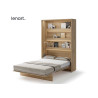 Lit mural double chêne artisan 140x200 cm Bed Concept