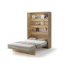 Lit mural double chêne artisan 140x200 cm Bed Concept