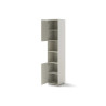 Colonne cachemire 2 portes et 2 niches pour lit vertical 140x200 cm Bed Concept