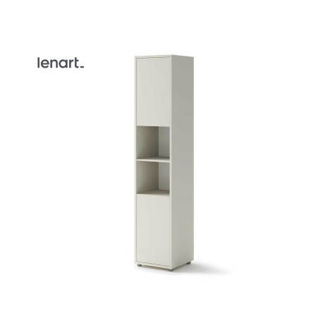Colonne cachemire 2 portes et 2 niches pour lit vertical 140x200 cm Bed Concept