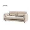 Canapé beige pour lit escamotable vertical 140x200 cm Bed Concept