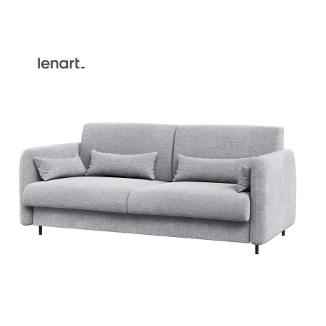 Canapé gris pour lit escamotable vertical 140x200 cm Bed Concept