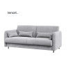 Canapé gris pour lit escamotable vertical 140x200 cm Bed Concept