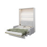 Canapé gris pour lit escamotable vertical 140x200 cm Bed Concept