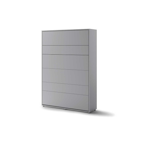 Lit gris escamotable vertical 140x200 cm Bed Concept