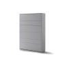 Lit gris escamotable vertical 140x200 cm Bed Concept
