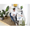 Bureau pliant blanc 115 cm Work Concept