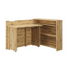 Bureau gain de place chêne artisan 115 cm Work Concept