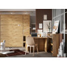 Bureau gain de place chêne artisan 115 cm Work Concept