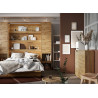Bureau gain de place chêne artisan 115 cm Work Concept