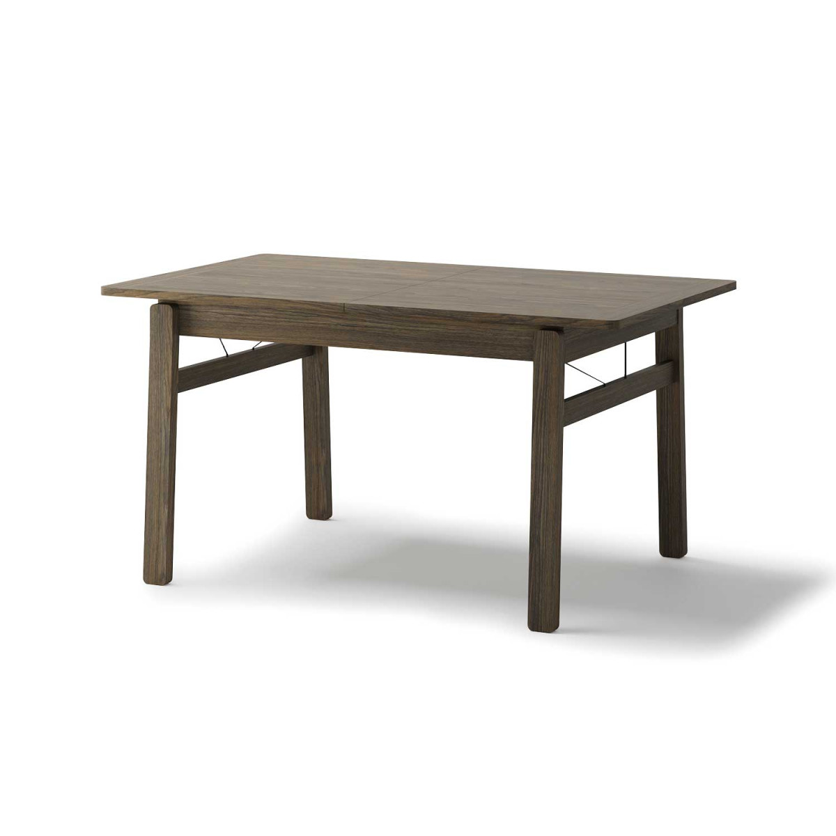 Table rectangulaire extensible 149-269 cm chêne foncé Kubo