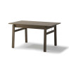 Table rectangulaire extensible 149-269 cm chêne foncé Kubo