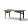 Table rectangulaire extensible 149-269 cm chêne foncé Kubo
