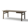 Table rectangulaire extensible 149-269 cm chêne foncé Kubo
