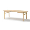 Table rectangulaire extensible 149-269 cm chêne clair Kubo