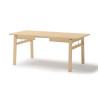 Table rectangulaire extensible 149-269 cm chêne clair Kubo