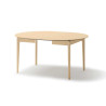 Table ronde 120 cm extensible bois chêne clair Kubo