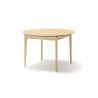 Table ronde 120 cm extensible bois chêne clair Kubo