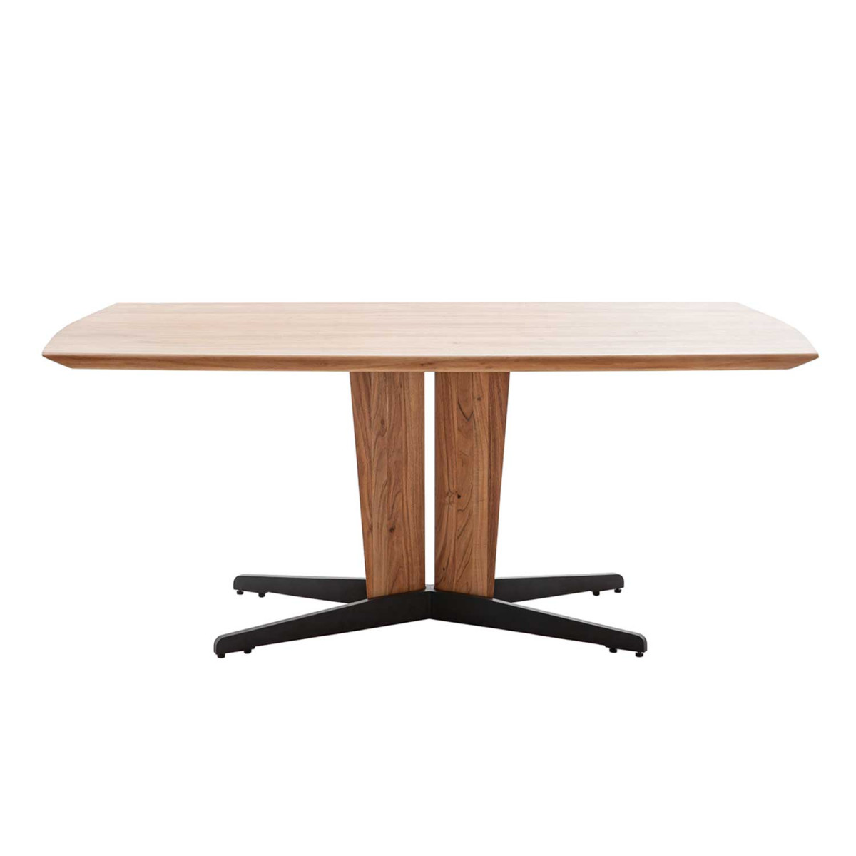 Table à manger en acacia et métal 220 cm Creston