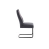 Chaises de salle à manger pied traîneau anthracite José