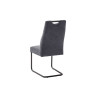 Chaises de salle à manger pied traîneau anthracite José