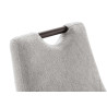 Chaises tissu ivoire design José