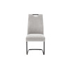 Chaises tissu ivoire design José