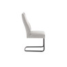 Chaises tissu ivoire design José