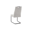 Chaises tissu ivoire design José