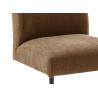 Chaises tissu marron avec poignée dossier José