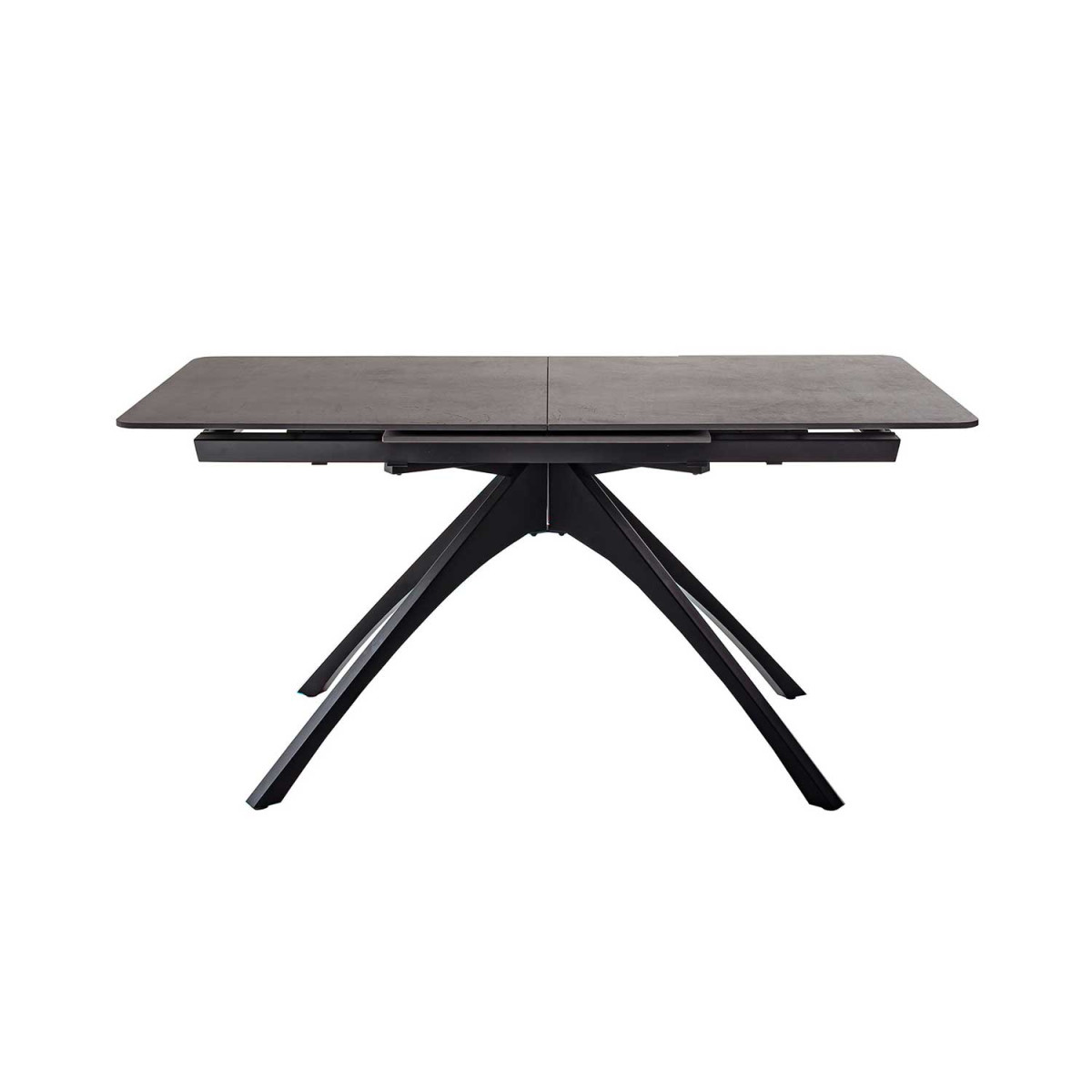 Table céramique extensible anthracite marbré 160-220 cm Cerrito