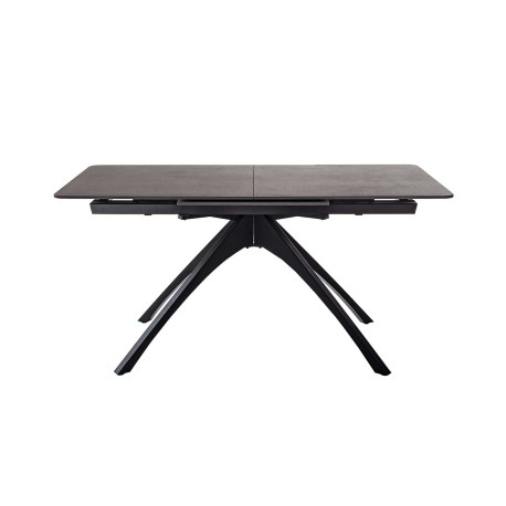 Table céramique extensible anthracite marbré 160-220 cm Cerrito