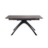 Table céramique extensible anthracite marbré 160-220 cm Cerrito