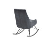 Fauteuil à bascule tissu anthracite Orient