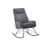 Fauteuil à bascule tissu anthracite Orient