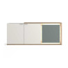 Buffet 3 portes 200 cm à LED Elska