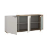 Buffet 3 portes 200 cm à LED Elska