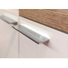 Meuble TV 2 tiroirs et 1 porte 200 cm à LED Elska