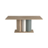 Table à manger extensible pieds piliers 180-225 cm Elska