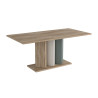 Table à manger extensible pieds piliers 180-225 cm Elska