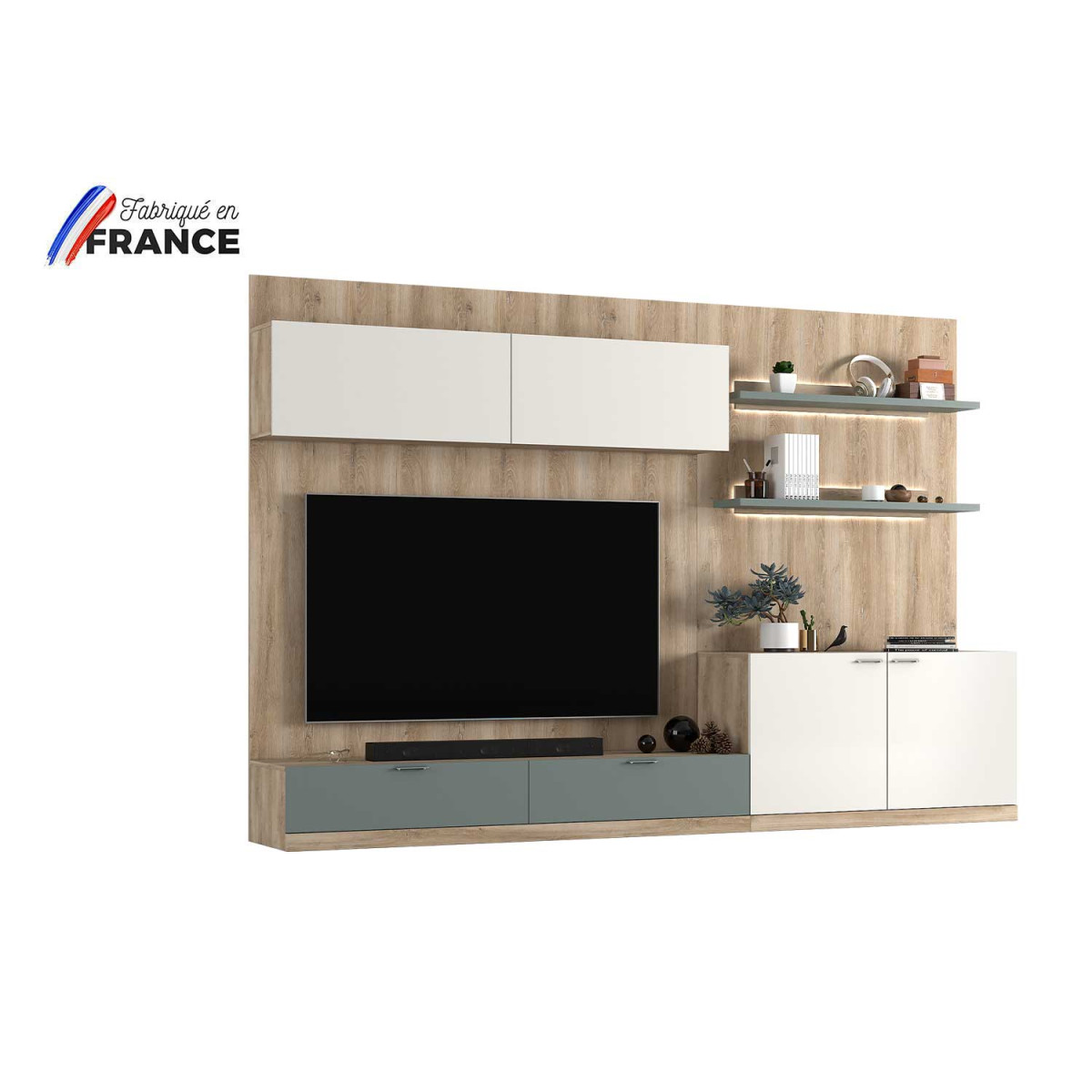 Ensemble TV moderne 300 cm Elska