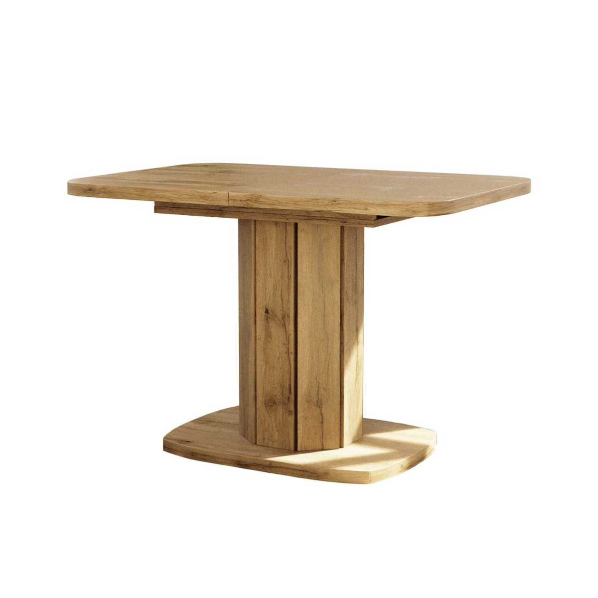 Table à manger extensible 110-140 cm chêne Enael