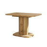 Table à manger extensible 110-140 cm chêne Enael