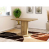 Table à manger extensible 110-140 cm chêne Enael