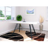 Table à manger extensible 160-200 cm blanc Maonie