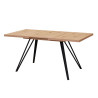 Table à manger avec allonge 160-200 cm chêne Maonie