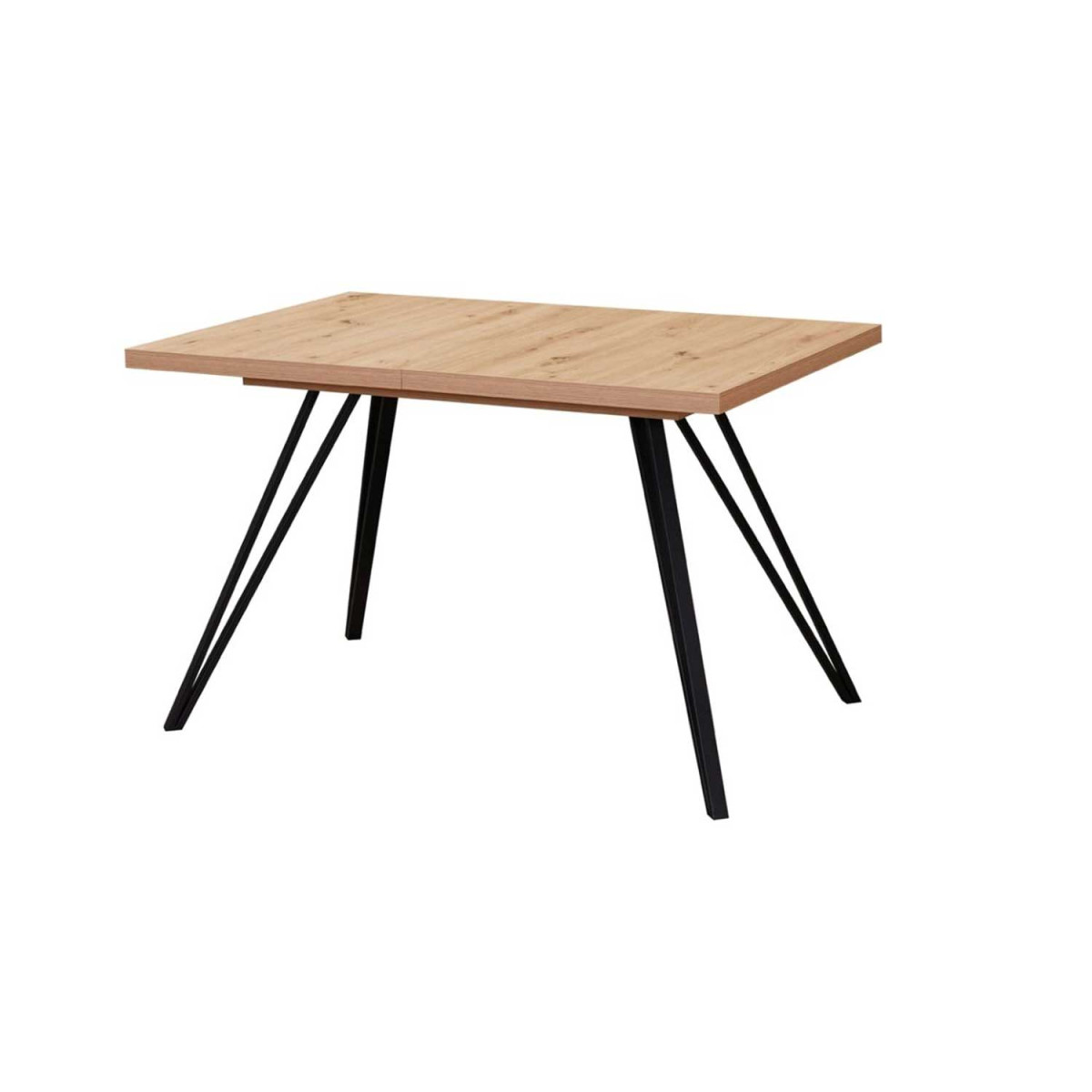 Table à manger avec allonge 160-200 cm chêne Maonie