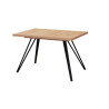 Table à manger avec allonge 160-200 cm chêne Maonie